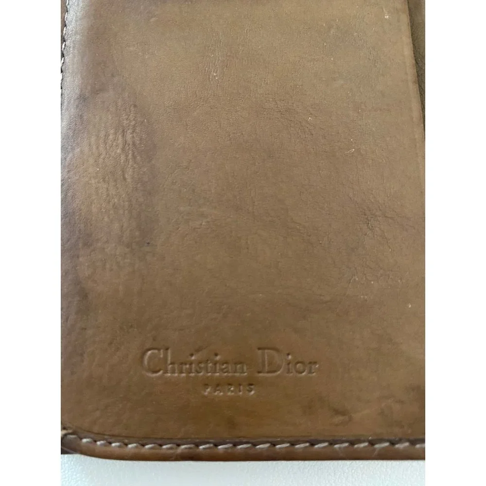 Christian Dior Trotter Print Long Wallet Authentic